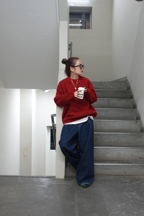 ベーシックルーズニット